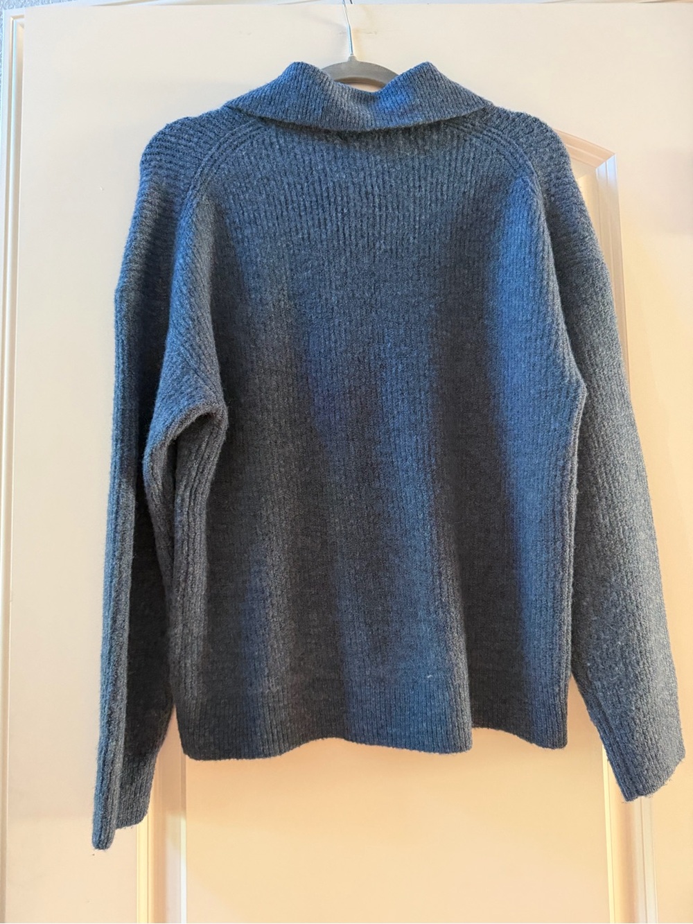 J. Crew Women’s Half Zip Stretchy Merino Wool and Alpaca Blend Sweater. EUC. SZM - Picture 3 of 8